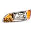 31295 by UNITED PACIFIC - Headlight Assembly - LH, Chrome Housing, High/Low Beam, 9007 Bulb