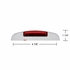 36894 by UNITED PACIFIC - Clearance/Marker Light, with Chrome Bezel, 16 LED, Reflector, Red LED,/Red Lens