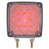 38759 by UNITED PACIFIC - Turn Signal Light - Double Face, RH, 52 LED Double Stud, Amber & Red LED/Clear Lens