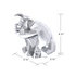 72046 by UNITED PACIFIC - Hood Ornament - Chrome, Die-Cast, Sitting Pig Design