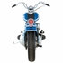 86858 by UNITED PACIFIC - Tail Light - Motorcycle LED Rear Fender, with Chrome Grille Bezel, Red Lens