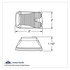 36884 by UNITED PACIFIC - Turn Signal Light - 6 LED, Door Side Indicator Light, Amber LED/Clear Lens, for 1998-2023 Volvo VNL