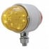 32326 by UNITED PACIFIC - Auxiliary Light - 17 LED Watermelon Double Face Light, Amber & Red LED/Amber & Red Lens