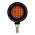 30927 by UNITED PACIFIC - Truck Cab Light - Stainless Steel, 2" Double Face, 2" Lights & Grommets, Amber & Red LED/Amber & Red Lens