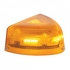 39436 by UNITED PACIFIC - Turn Signal Light - 37 LED, with Chrome Base, Amber LED/Amber Lens, for Peterbilt