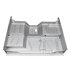 110504 by UNITED PACIFIC - Floor Pan - Front, Fully Assembled, Complete, Weldable Primer, for 1968-1977 Ford Bronco