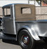 B21051 by UNITED PACIFIC - Cab Back - Black EDP, for 1932-1934 Ford Truck