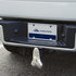 77006 by UNITED PACIFIC - Hitch Cover - Stainless Steel, Low-Hanging Balls Design, Fits 2" Receiver