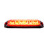 39164 by UNITED PACIFIC - Multi-Purpose Warning Light - 6 High Power LED "Competition Series" Slim Warning Light, Red