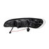 35764 by UNITED PACIFIC - Headlight - 12V, Black, 6 LED, Passenger Side, for Peterbilt 386 (2005-2015) & 387 (1999-2010)