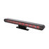 33014 by UNITED PACIFIC - Third Brake Light - Black, Red LED, Clear Lens, 10 LEDs, Black Swivel Pedestal Base