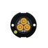 36681B by UNITED PACIFIC - Multi-Purpose Warning Light - 3 High Power LED Mini Warning Light, Amber LED