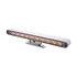 33016 by UNITED PACIFIC - Dual Function Light Bar - Turn Signal Light, Amber LED, Clear Lens, Chrome/Steel Housing, with 180-Degree Swivel Base, 10 LED