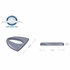30433B by UNITED PACIFIC - Headlight Cover - Headlight Turn Signal Cover, with Teardrop Light Cut-Out