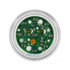 38362CB by UNITED PACIFIC - Clearance/Marker Light, Amber LED/Clear Lens, Round Design, 2", 9 LED