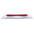 36816 by UNITED PACIFIC - Clearance/Marker Light - 4 LED LightTrack, Red LED/Red Lens, With Chrome Bezel