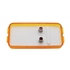 30141 by UNITED PACIFIC - Clearance/Marker Light - Incandescent, Amber/Polycarbonate Lens, with Rectangle Design, 1 Bulb, 2 Female Terminals