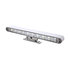 33017 by UNITED PACIFIC - Dual Function Light Bar - Turn Signal Light, White LED, Clear Lens, Chrome/Steel Housing, with 180-Degree Swivel Base, 10 LED