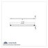 37602B by UNITED PACIFIC - Auxiliary Light Bar - White LED, Clear Lens, 27 High Power LED Light Bar
