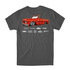 99305M by UNITED PACIFIC - T-Shirt - United Pacific K5 Blazer T-Shirt, Smoke Gray, Medium