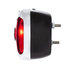 C7001R-1 by UNITED PACIFIC - Tail Light Assembly - With Black Housing & Stainless Steel Bezel, Red Glass Lens, with Blue Dot, Passenger Side, for 1940-53 Chevy and GMC Truck