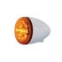 37117 by UNITED PACIFIC - Turn Signal Light - 15 LED 2 3/8", Amber LED/Amber Lens, for Harley