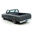 110830 by UNITED PACIFIC - Truck Bed Panel - Passenger Side, Shortbed, Bedside, 20 Gauge Steel, Black EDP Coated, for 1968-1972 Chevy and GMC Fleetside Truck