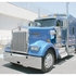 32710 by UNITED PACIFIC - Hood Emblem - Chrome, with 24 LED "Glo" Light Bar, Amber LED/Amber Lens, for Kenworth