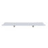 32720 by UNITED PACIFIC - Light Bar - "Glo" Light, Dual Function, Turn Signal Light, Amber LED, Clear Lens, Chrome/Plastic Housing, Dual Row, 24 LED Per Light Bar, Mounting Hardware Included