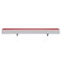32707 by UNITED PACIFIC - Light Bar - "Glo" Light, Dual Function, Turn Signal Light, Red LED and Lens, Chrome/Plastic Housing, with Chrome Bezel, 24 LED Light Bar