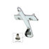C626501-1 by UNITED PACIFIC - Rear View Mirror Bracket - Interior, Chrome Plated, for 1962-1965 Chevy Nova