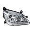 35780 by UNITED PACIFIC - Projection Headlight Assembly - RH, Chrome Housing, High/Low Beam, H7 Bulb, with LED Signal (Sequential) and LED Position Light