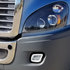31100 by UNITED PACIFIC - Fog Light - LED, Driver Side, with Halo Position Light, for 2008-2017 FL Cascadia, Competition Series