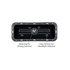 31155 by UNITED PACIFIC - Projection Headlight Assembly - RH, LED, Chrome Housing, High/Low Beam, with LED Signal Light and Position Light Bar