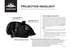 31187 by UNITED PACIFIC - Projection Headlight Assembly - LH, Chrome Housing, High/Low Beam, H7/H1/3157 Bulb, with Dual Mode LED Light Bar