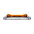 36819 by UNITED PACIFIC - Clearance/Marker Light - 4 LED Saber, Amber LED/Amber Lens, Rectangle Design, With Chrome Bezel