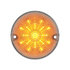 CPL5702C by UNITED PACIFIC - Turn Signal / Parking Light - 17 LED, Amber LED/Clear Lens, for 1957 Chevrolet Car