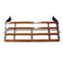 A3101 by UNITED PACIFIC - Luggage Rack - Chrome Plated Shell, with Wood Strips, OEM #: A-18575-B