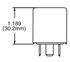 949149007 by HELLA USA - Micro Plug Relay