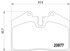 355006351 by HELLA - Disc Brake Pad Set