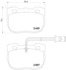 355005841 by HELLA - Disc Brake Pad Set