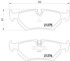 355006841 by HELLA - Disc Brake Pad Set