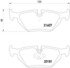 355007511 by HELLA - Disc Brake Pad Set