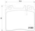 355007551 by HELLA - Disc Brake Pad Set