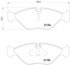 355007591 by HELLA - Disc Brake Pad Set