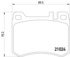 355007611 by HELLA - Disc Brake Pad Set