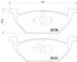 355008591 by HELLA - Disc Brake Pad Set