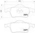 355008871 by HELLA - Disc Brake Pad Set