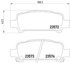 355009401 by HELLA - Disc Brake Pad Set