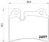 355011861 by HELLA - Disc Brake Pad Set